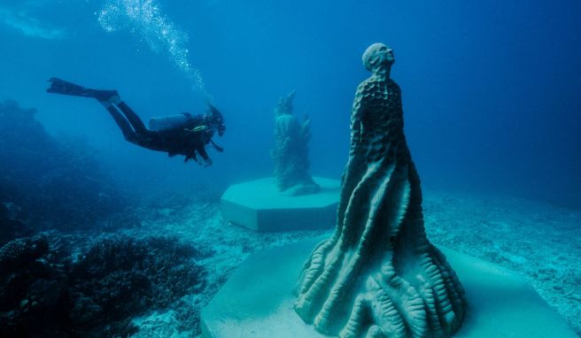 Neue Unterwasser-Statuen im Great Barrier Reef
