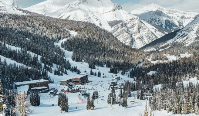 Das Banff Sunshine Village Resort liegt inmitten grandioser, wildromantischer Gebirgsnatur.