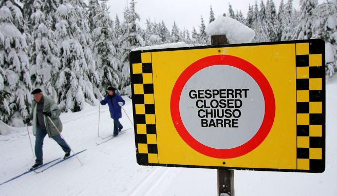 Warnung vor Eisbruch im Thüringer Wald