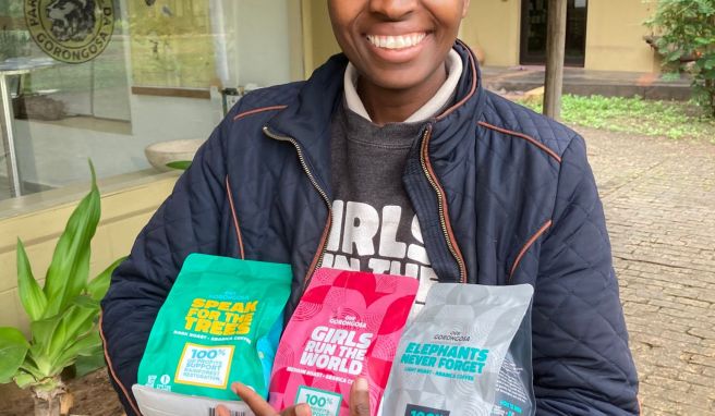 Den am Mount Gorongosa Massiv angebauten Kaffee kann man im Park auch kaufen.