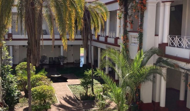 Das Victoria Falls Hotel zählt zu den luxuriöseren Unterkünften rund um die Wasserfälle.