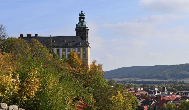 Wahrzeichen von Rudolstadt: das Schloss Heidecksburg.
