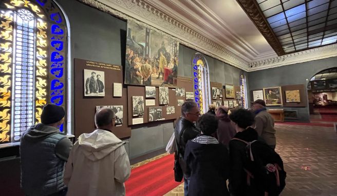 Fotos, Gemälde, Dokumente: Jedes Jahr kommen Zehntausende nach Gori, um mehr über den Sowjetdiktator Josef Stalin zu erfahren.