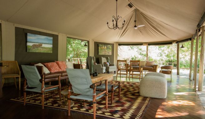 Im Park gibt es auch großzügig ausgestattete Unterkünfte, in denen eine Übernachtung allerdings auch entsprechend viel Geld kostet.