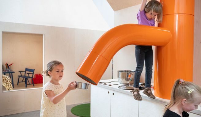 Im Utzon Center wird auch an die Kinder gedacht - für sie gibt es zum Beispiel das «Mini Maxi»-Spielzimmer.