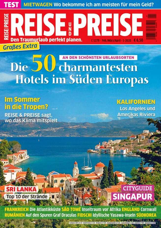 Reisemagazin REISE und PREISE - die aktuelle Ausgabe