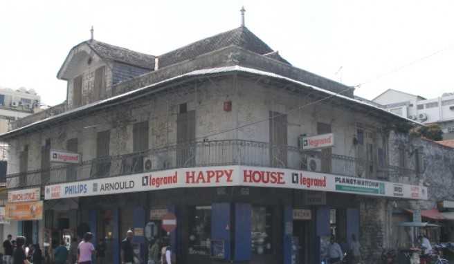 Im Zentrum von Port Louis.##Foto: Jörg P. Im Zentrum von Port Louis.