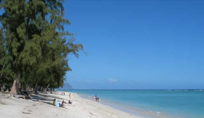 Flic en Flac an der Westküste von Mauritius.##Foto: Jörg P. Flic en Flac an der Westküste von Mauritius.