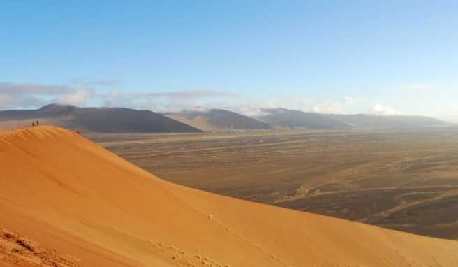 Sonnenaufgang auf der Dune 45.