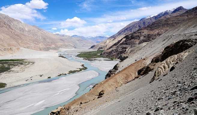 Blick auf das Nubra Tal.