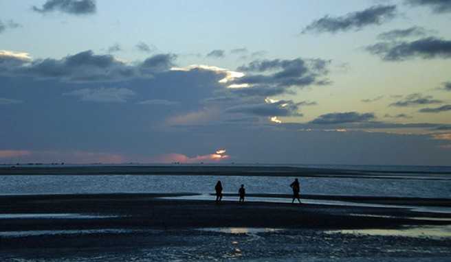 In San Clemente del Tuyu relaxen am Strand in Argentinien