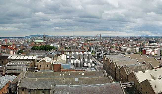 Blick über die irische Hauptstadt Dublin