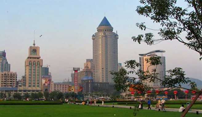 Guiyang, die Provinzhauptstadt von Quizhou in China 