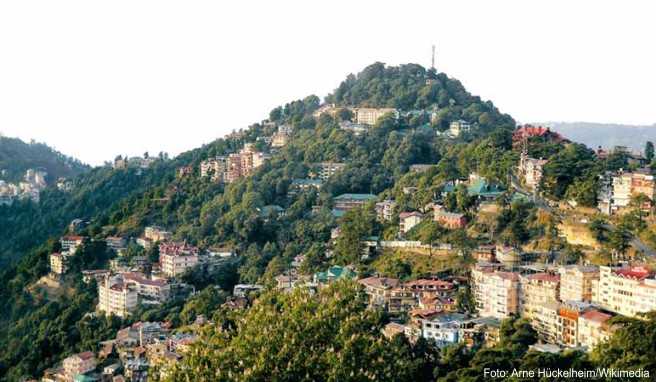 Blick auf Shimla, die einstige »Summer Capital of West-India« Blick auf Shimla, die einstige »Summer Capital of West-India«