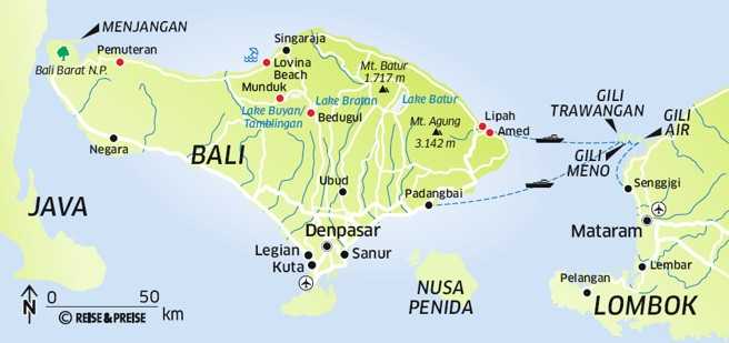 Landkarte Indonesien