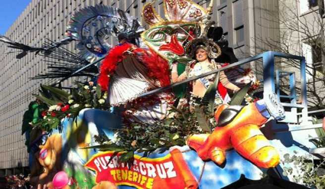 Kanarische Inseln,farbenfroher Karneval in Spanien