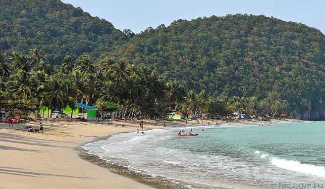 Etwa zehn Kilometer nördlich von Khanom liegt die schöne Kwang Pao Bay