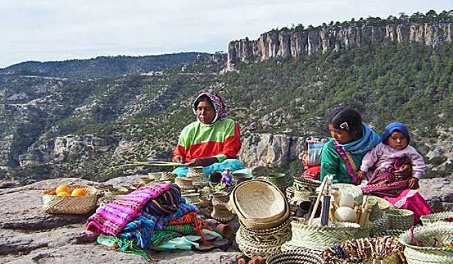 Tarahumara, die indianischen Ureinwohner der Region um den Kupfercanyon, Mexiko