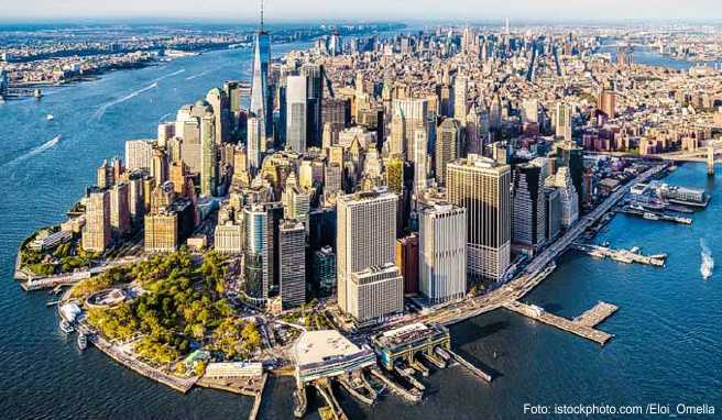 Blick auf Manhatten