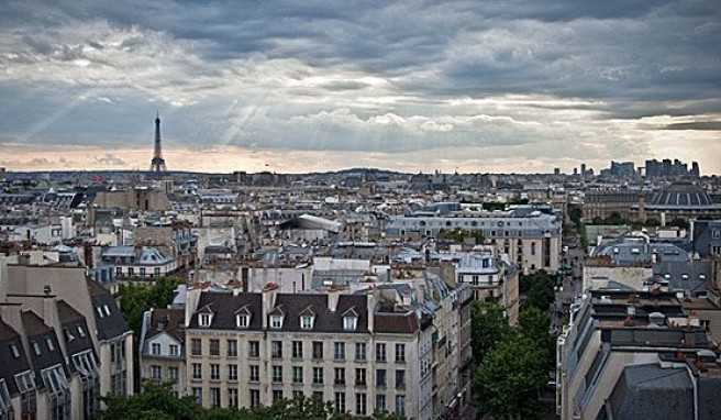 Über den Dächern von Paris, Frankreich##Foto: Flickr.com, Simon Schroeters Über den Dächern von Paris, Frankreich