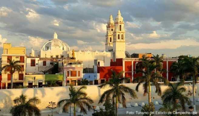 Koloniale Pracht: Campeche wurde einst von den Spaniern gegründet##Foto: Turismo del Estado de Campeche/dpa Koloniale Pracht: Campeche wurde einst von den Spaniern gegründet