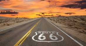 Die Route 66 einmal auf dem Motorrad entlang zu fahren, ist der Traum vieler Männer
