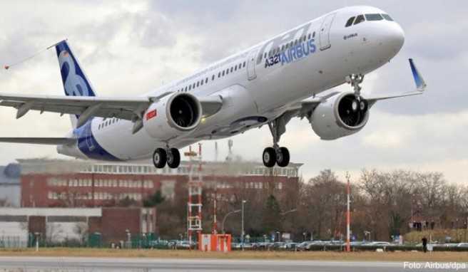 Der A321neo von Airbus kann für Interkontinental-Flüge etwa in die USA eingesetzt werden - in der Konfiguration Long Range (Langstrecke) mit Platz für mehr Treibstoff##Foto: Airbus/dpa Der A321neo von Airbus kann für Interkontinental-Flüge etwa in die USA eingesetzt werden - in der Konfiguration Long Range (Langstrecke) mit Platz für mehr Treibstoff