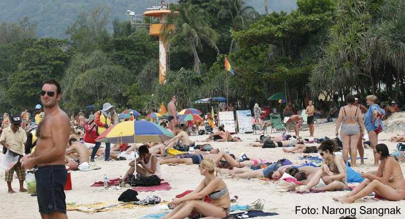 Auch in Phuket tummeln sich viele, die vor dem deutschen Winter flüchten