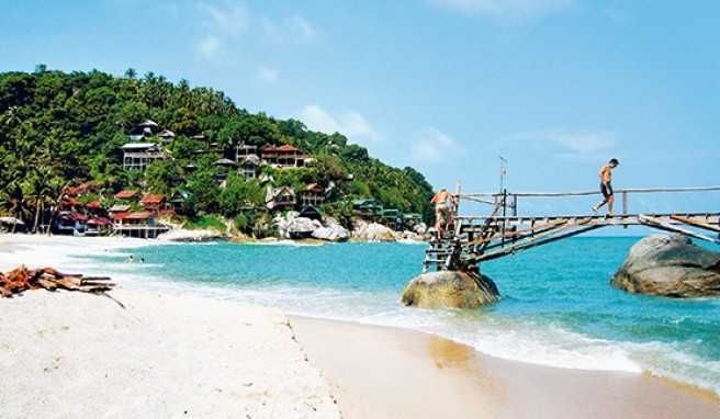 Had Sadet an der Ostküste von Koh Phangan in Thailand ist ein Paradies für junggebliebene Weltenbummler.
