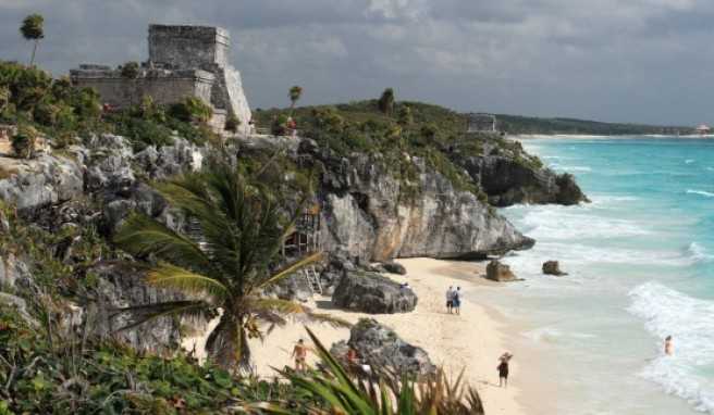 Tulum ist seit 1200 besiedelt und zählte damals zu den größten Städten Mexikos.##Foto: flickr.com Alaskan Dude Tulum ist seit 1200 besiedelt und zählte damals zu den größten Städten Mexikos.