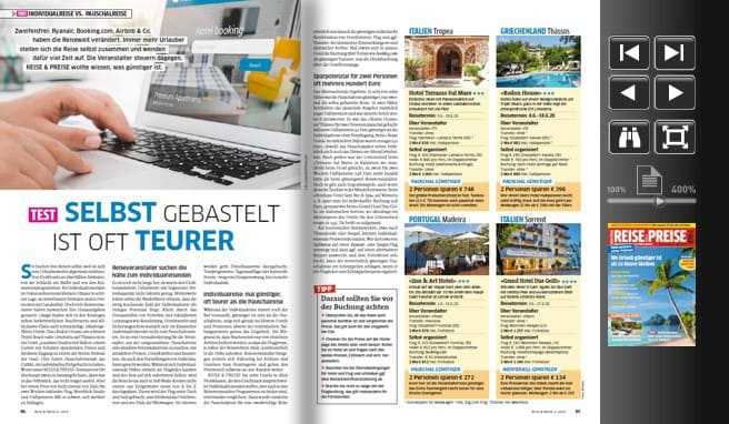 REISE & PREISE: E-Paper Probe lesen