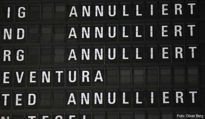 Flug annulliert
