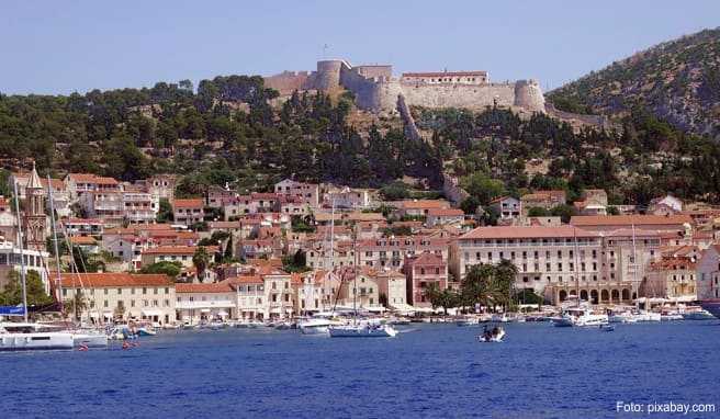Hvar-Stadt, Schmuckstück der Insel Hvar in Kroatien Hvar-Stadt, Schmuckstück der Insel Hvar in Kroatien