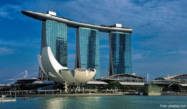 Der Hotelkomplex Marina Bay Sands ist wohl das meistfotografierte Gebäude der Welt